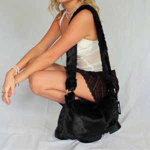 Furry Messenger Bag Lolita Jade
